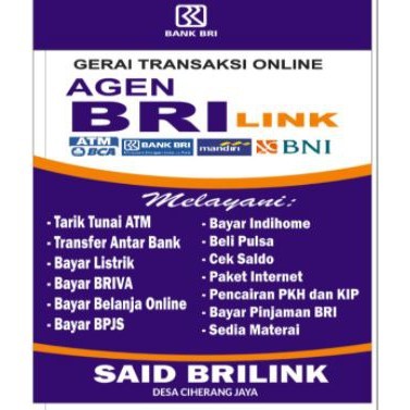 

Stiker BRI Link ukuran 51 x 61 cm Bisa Custom Harga untuk 2 lembar CingWangPrint