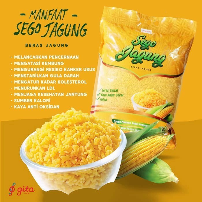 

sego jagung beras jagung 5 kg