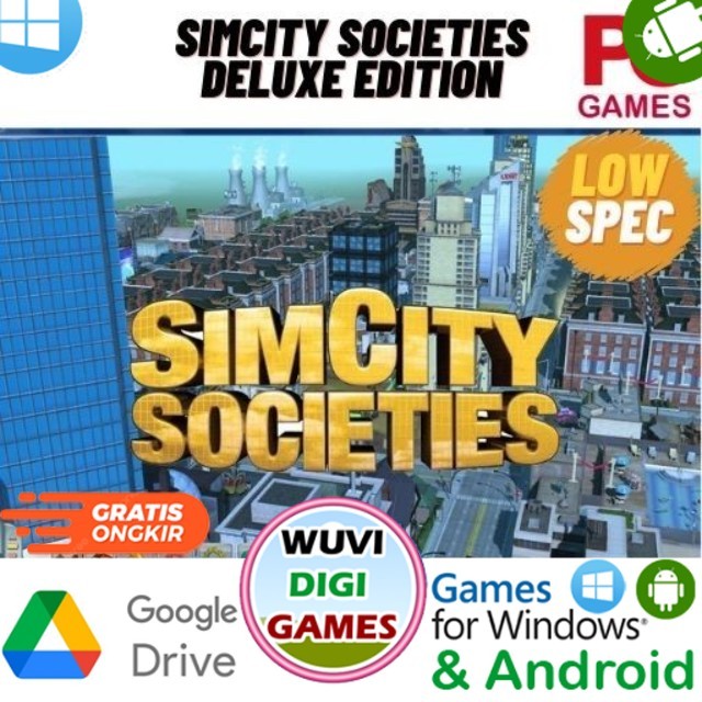 Jual Game PC SimCity Societies Deluxe Edition | GAME PC Ringan Full Version | GAME LAPTOP Offline [W