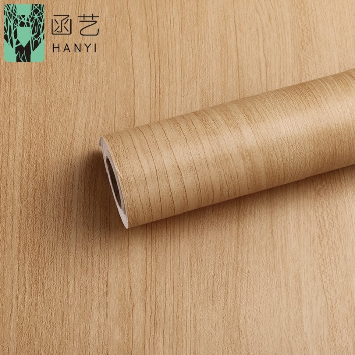 Wallpaper Dinding motif Kayu Serat Coklat 2002-3 ukuran 45cm x 10m