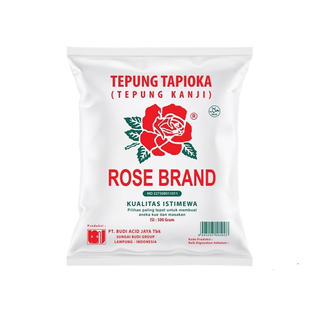 

JOSCELLY.ID ROSE BRAND Tepung Tapioka 500 Gram / 500 gr