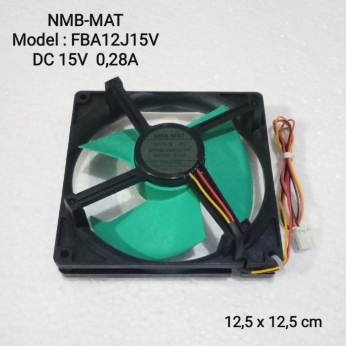 Fan Kipas Kulkas Panasonic Sharp NMB-MAT FBA12J15V DC15V ORI