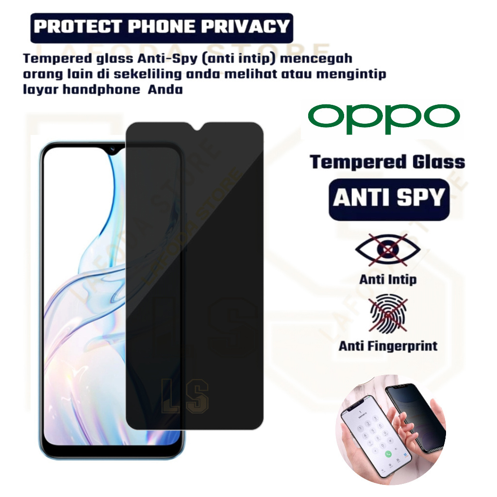 Terbaru |Anti Gores Ceramic matte Spy OPPO A16 OPPO A16K OPPO A16S OPPO A16E OPPO A17 OPPO A17K OPPO