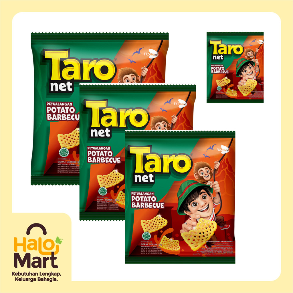 

TARO NET MP POTATO BBQ 32 GR (3PCS + 1PCS)