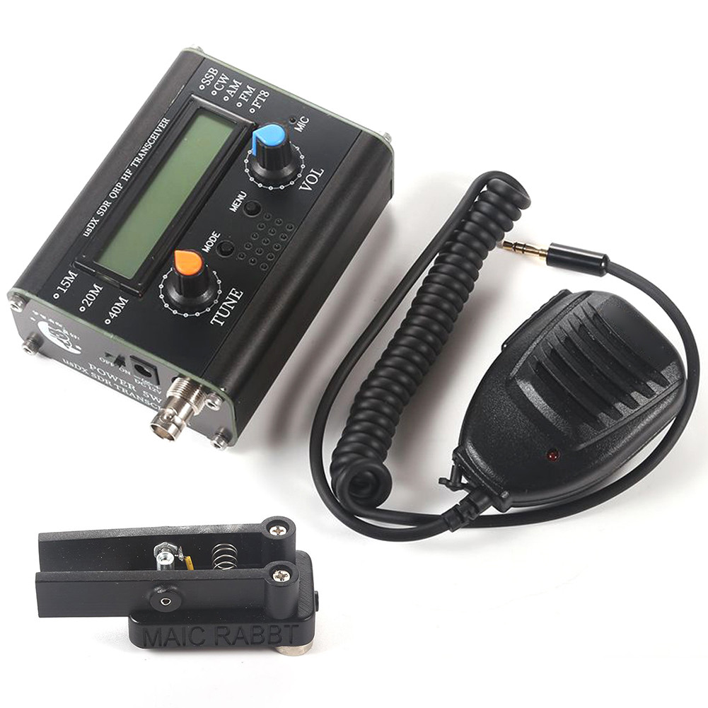 Lepmerk 5W usDX SDR QRP Transceiver QCX-SSB to SSB 3-Band All Mode High Frequency Transceiver with H