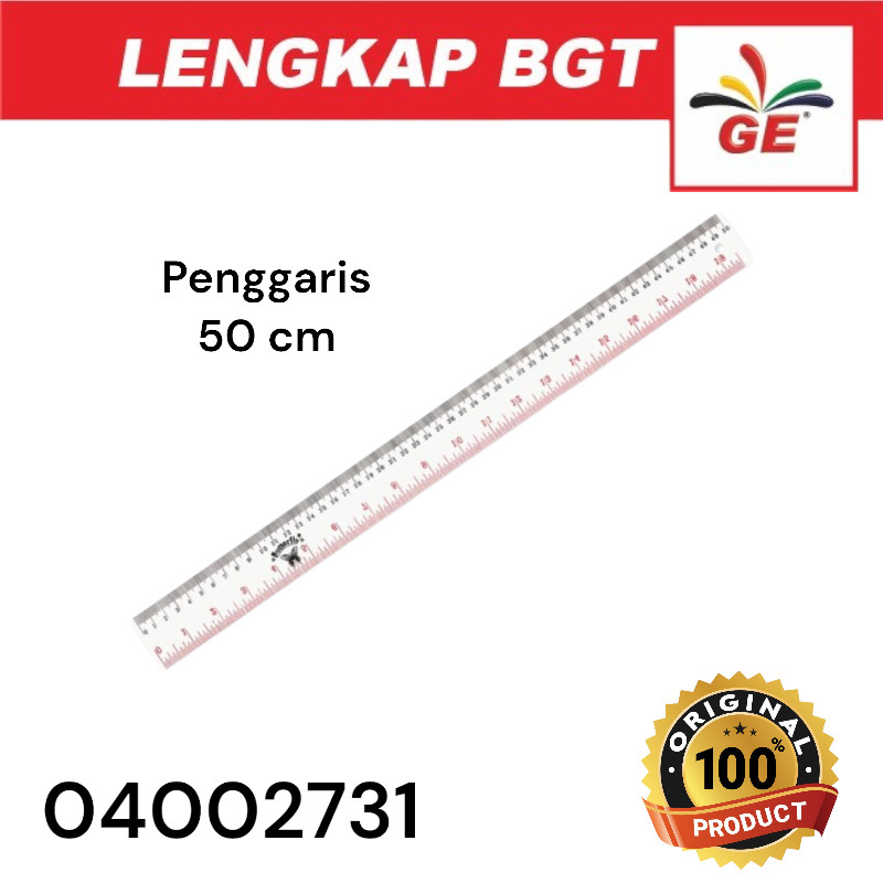 

Penggaris Butterfly 50 cm - 04002731