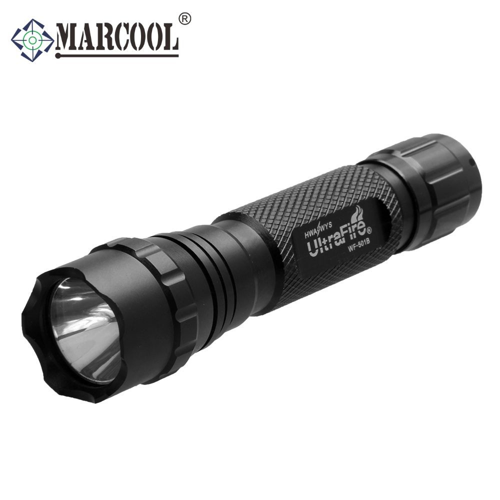 Marcool LED Hunting Flashlight Professional Cool White 1-Mode Wireless for Scope