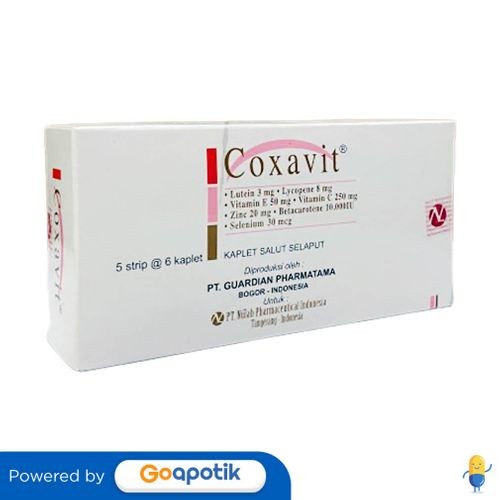 Vitamin Coxavit Box Isi 30 Kaplet