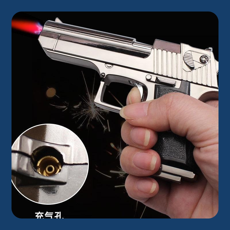 Korek Api Beretta Besar & Kecil Pistol Replika Api Bara Tahan Angin / Beretta pistol korek api bara 