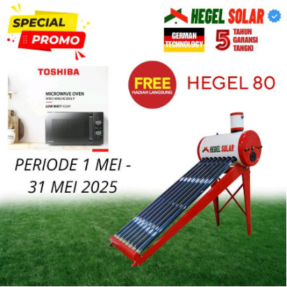 Hegel solar water heater 80 liter galvanized