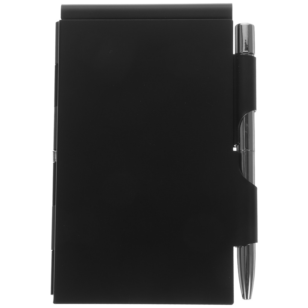 

Metal Mini Notebook Convenient Memo Pads Pocket Server Note Pads With Pen For Works Schedule Aluminum Alloy Reading Page Notepad