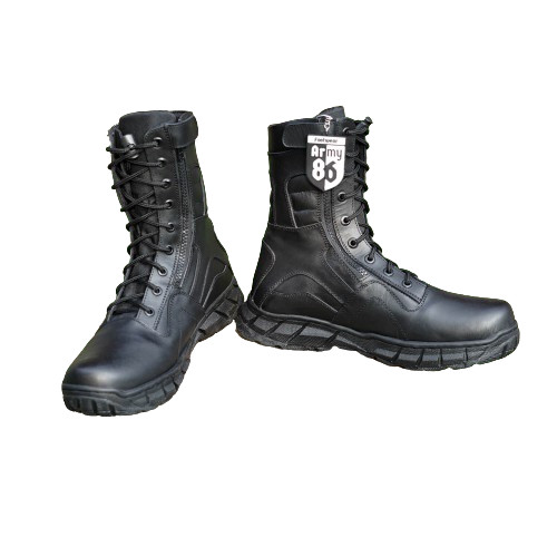 Army86 sepatu pdl tni polri brimob tactical pria kulit asli model Blackhawk M2