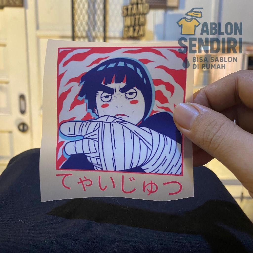 Sablon Gosok - ANIME - Siap Setrika - Sablon Desain Lengkap - Sesuai Gambar UN057