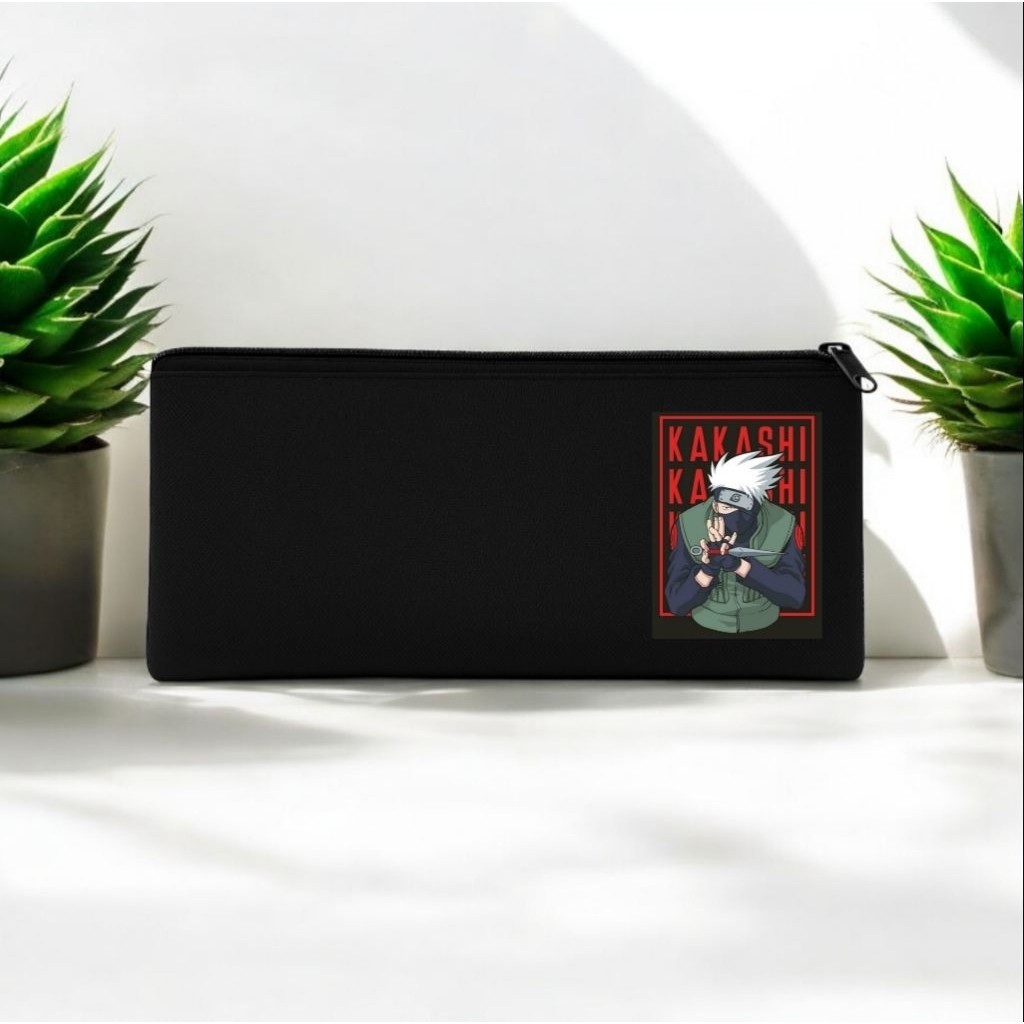

Pouch Tempat Pensil Alat Tulis Karakter Anime Naruto Kakashi Hatake Pensil Case Stationery
