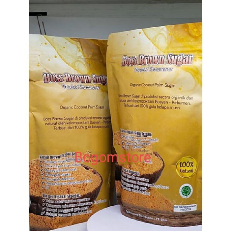 

Boss Brown Sugar Tropical Sweetner Organic Coconut Palm Sugar 500gr...