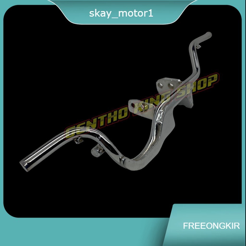 BESI BARSTEP RX KING 07/08 NEW PEREDAM BARSTEP DEPAN  RX KING NEW 08 BAHAN CROOM