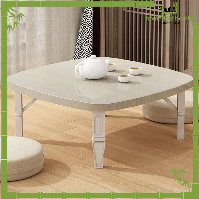Homedoki Bambu-Meja Lesehan Lipat/Meja Lesehan/Meja Lipat/Meja Lesehan Aesthetic/Meja Makan Lipat/Me