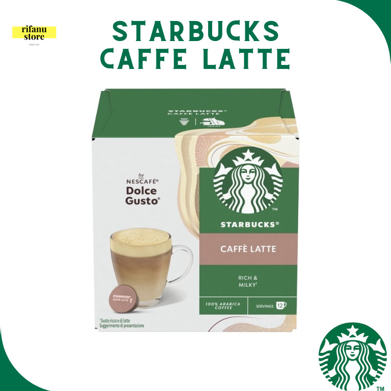 

JAMIN MURAH !!!Nescafe Dolce Gusto Starbucks Caffe Latte Capsule Coffee Original ndg(BISA LANGSUNG ORDER)