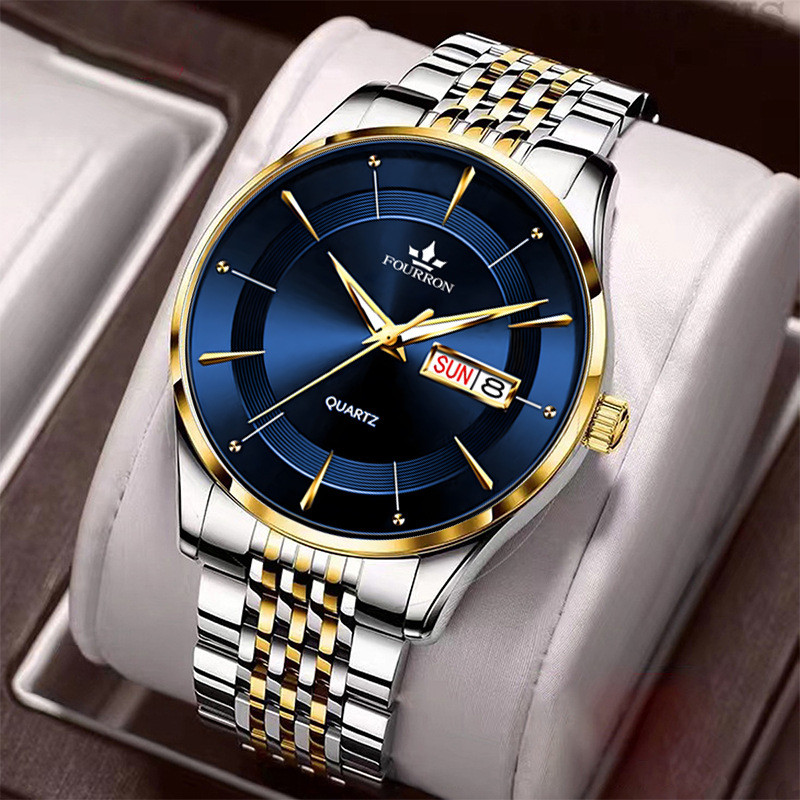 

Jam Tangan Pria Kalender Ganda Xiyin Tahan Air Jam Fashion Sederhana