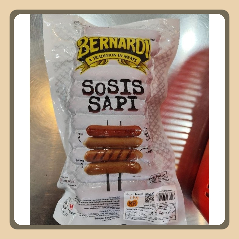 

Bernardi Sosis Sapi Merah 1kg