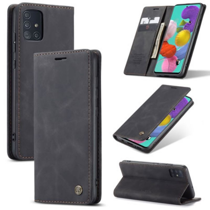 Case SAMSUNG GALAXY A71 CASEME Flip Wallet Leather Case Cover Sarung Dompet LIPAT Kulit PU