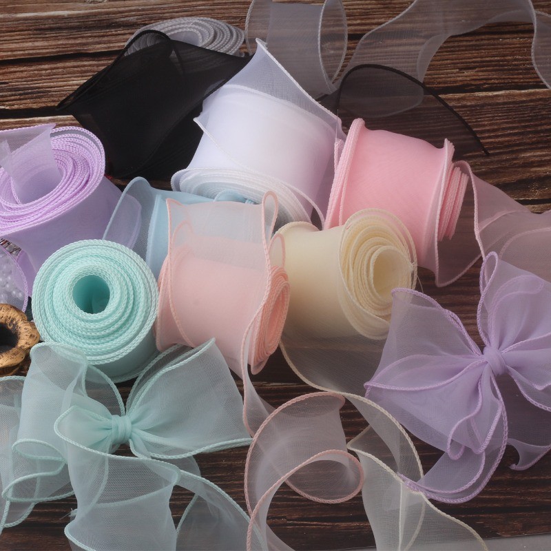 

6cm*50M Fishtail Yarn Ribbon, Bouquet Flower Packaging DIY Accessories