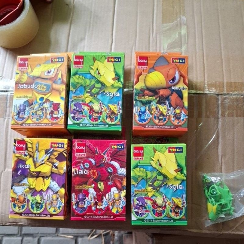 block dragon warior set 6pc Ob