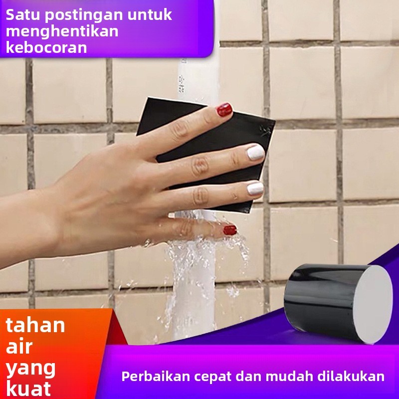 

(3PCS) Pita Perbaikan Kebocoran Tahan Air Kuat Pita Perbaikan Retak Pipa PVC Lubang Ember Pita Perbaikan Kebocoran Super Kuat