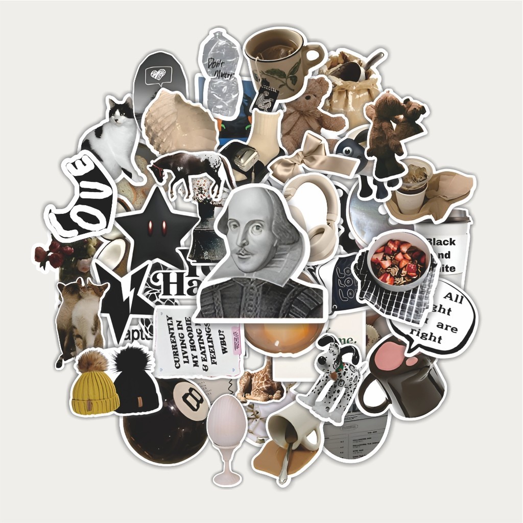

Sticker Pack Stiker Modern Fashion Classic Vintage | Sticker TUMBLR | Stiker LAPTOP KOPER HELM