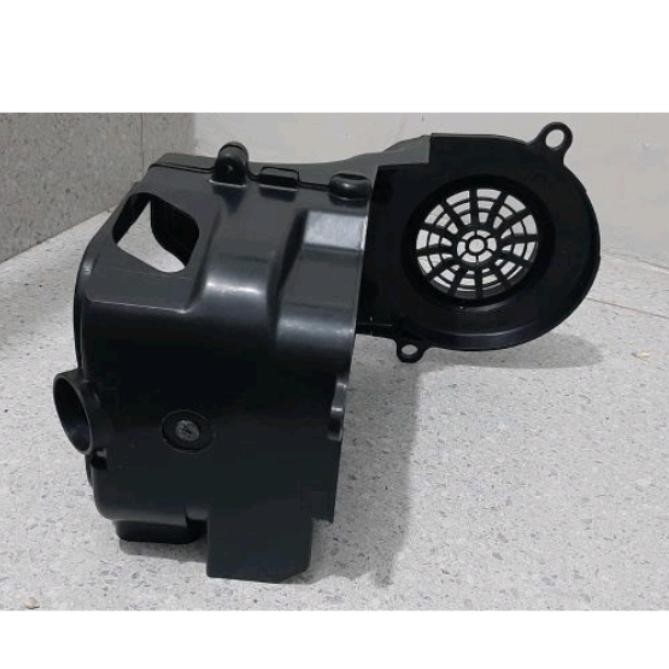 Cover mesin set Skywave Hayate kanan kiri dan tutup kipas -ruanggelap