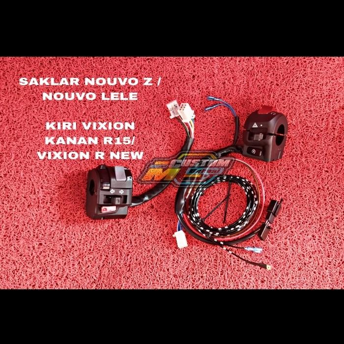 Saklar Nouvo Kiri Kanan Saklar Vixion R15 PNP Nouvo z Nouvo Lele - KIRI KANAN