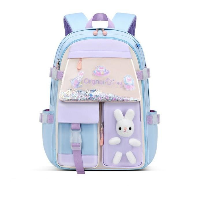 Terlaris  -Tas Ransel Anak Sekolah Model Kelinci Bahan Premium Model Kulkas Fashion tas sekolah cewe