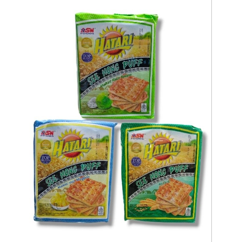 

see hong puff HATARI/malkist hatari original dan kelapa 245gr - ARM