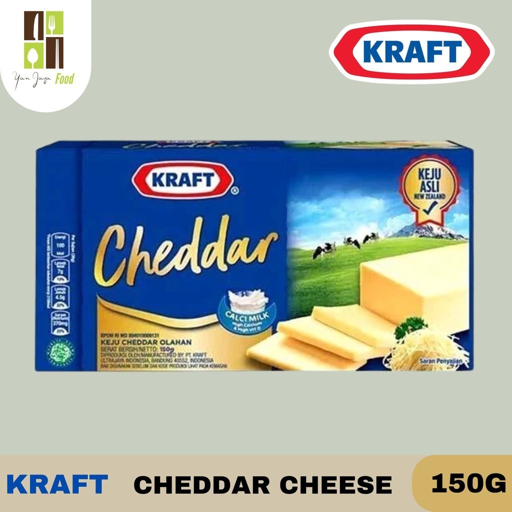 

Kraft Cheddar Cheese / Keju Balok 150g