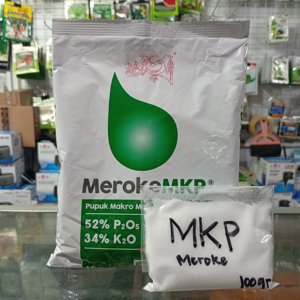 Pupuk MKP Meroke Repack 100gr MerokeMKP Pupuk Makro Majemuk PK Fosfat