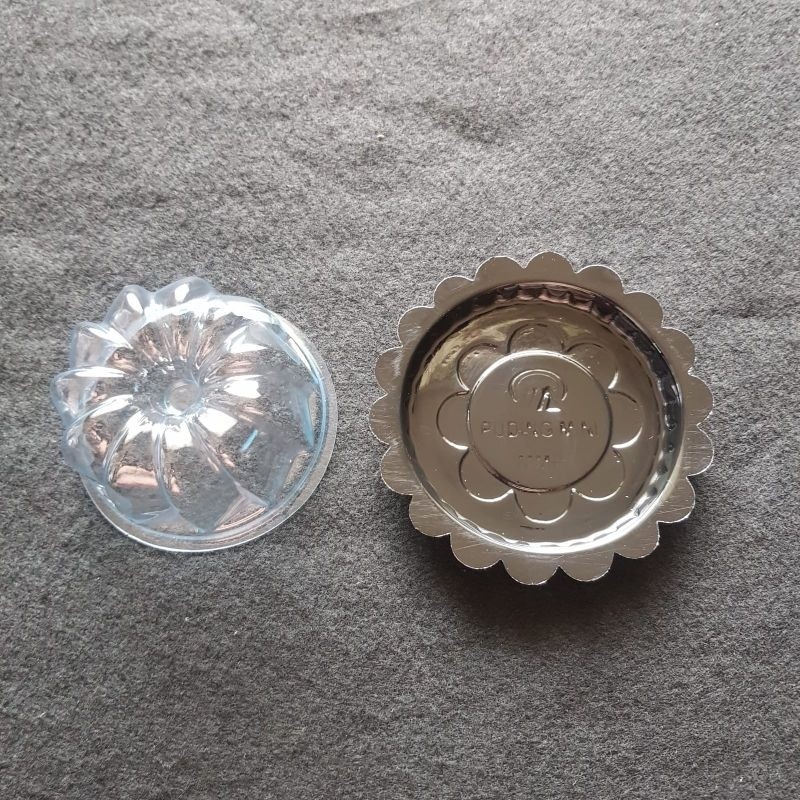 50pcs MIKA MINI PUDING HITAM /TRAY PUDING / TRAY MIKA PUDING / MIKA PUDING MINI / TEMPAT PUDING BULA