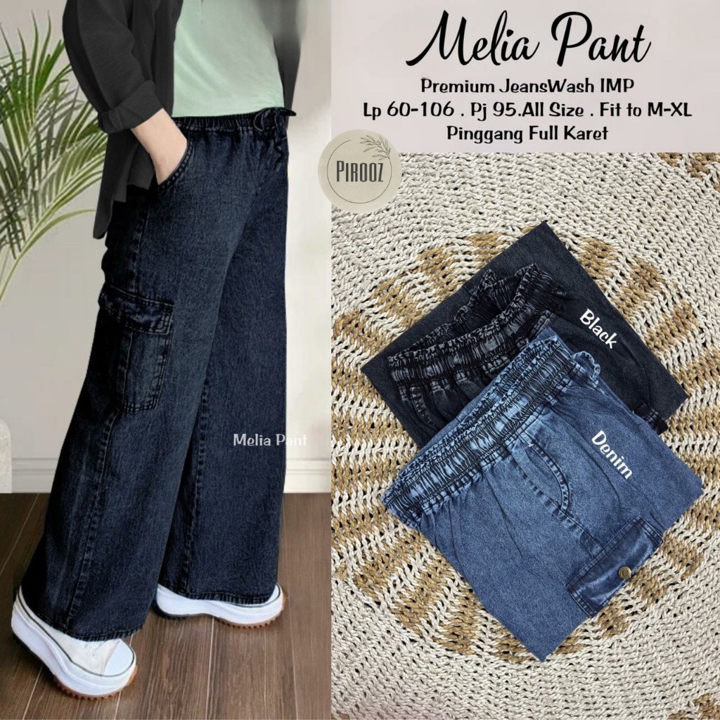 Celana Jeans Wanita Terbaru Melia Celana Jeans By Pirooz murah