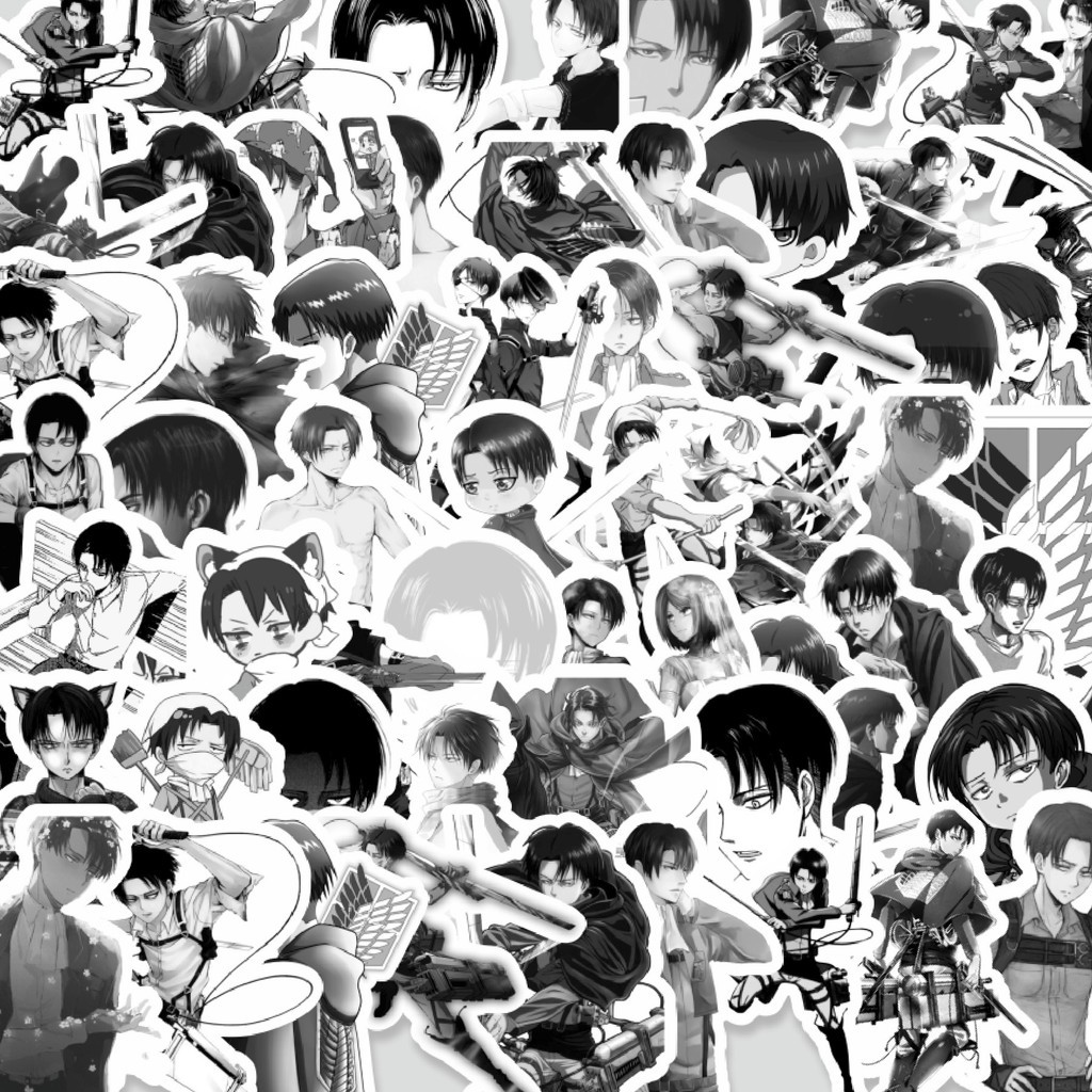 

Stiker Cutting Pack Stiker Anime Levi Ackerman Attack On Titan Isi 100Pcs Series Aesthetic Lucu Keren Untuk Koper Bahan Vynil