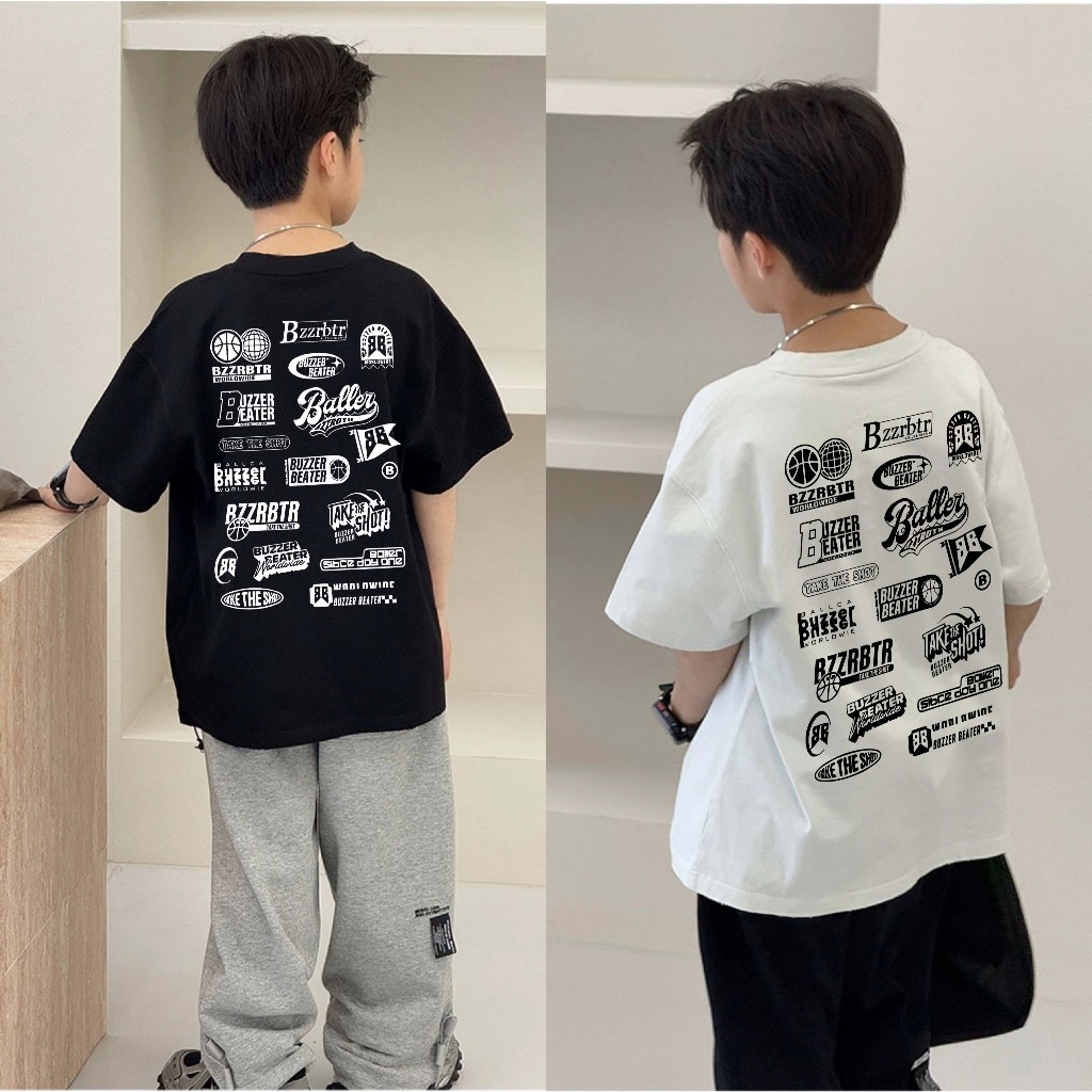 baju anak cowok |kaos anak laki laki 10 tahun |baju import anak |Putih cocobaby t shirt cotton |Pola