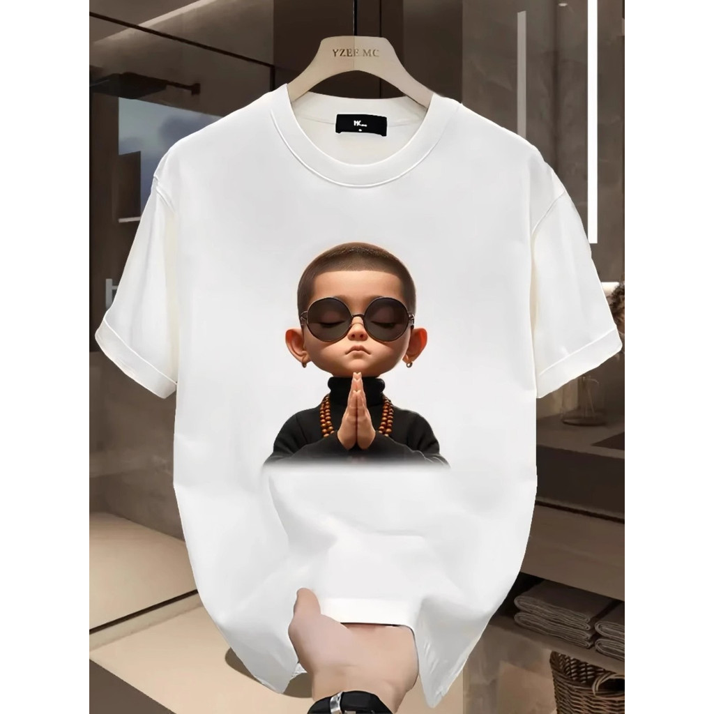 AK TSHIRT TERBARU Kaos pria Yakuza Hadiah Seni Naga & Samurai Gaya Jepang kaos wanita lengan pendek 