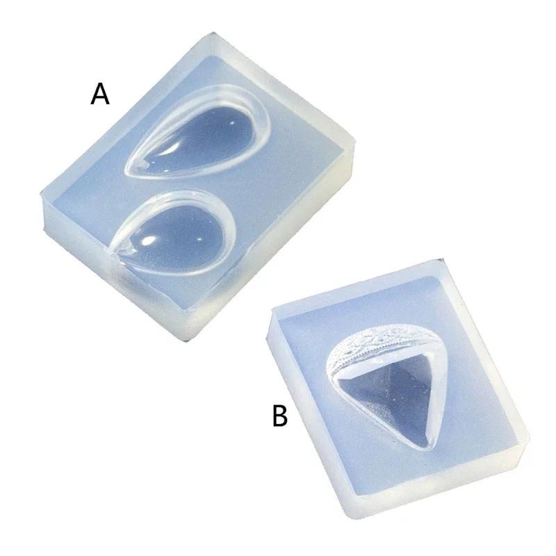 

Diy Crystal Epoxy Mold Water Drop Pendant Jewelry Mold Hanging Pendant Decoration Drop Irregular Silicone Mold