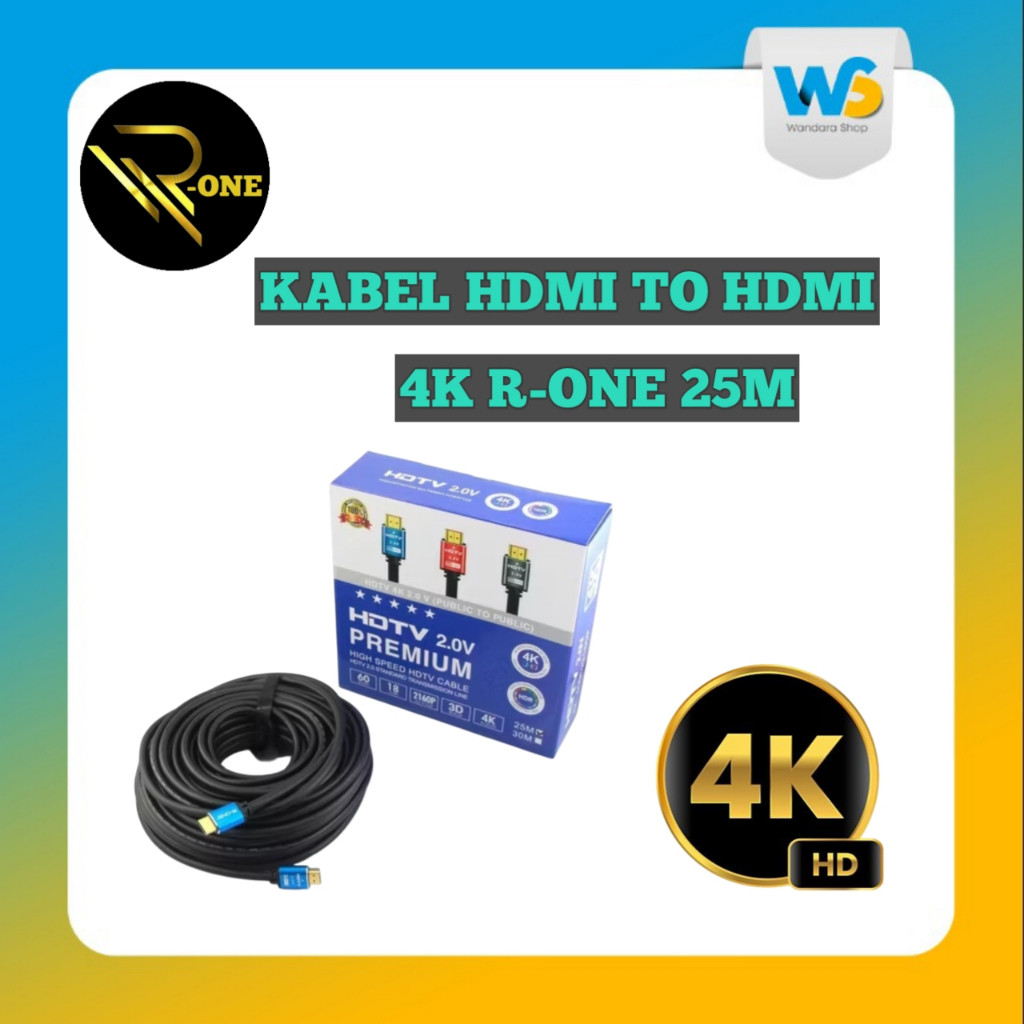 KABEL HDMI 4K 25 METER  R-ONE