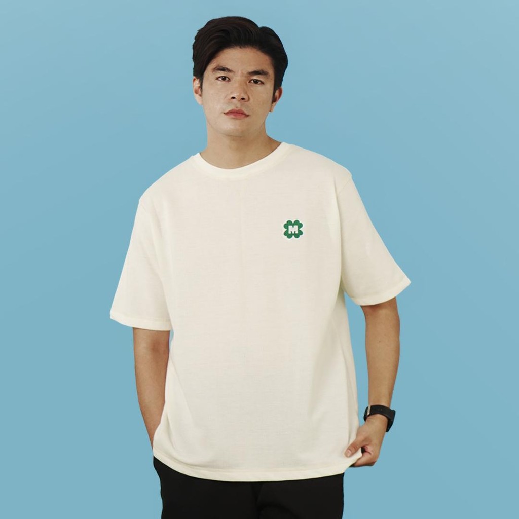 MATSUDA Yonago Warna OffWhite Kaos Pria Oversize