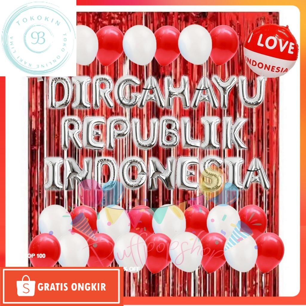 Agustusan / Paket Set Dekorasi Dirgahayu RI / Paket Dekorasi Agustusan