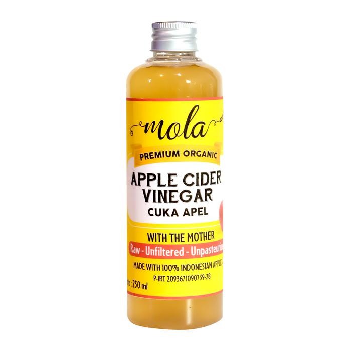 

Terjangkau -[NEW] Mola Cuka Apel Organik / Apple Cider Vinegar Organic With The Mother - 250 ml