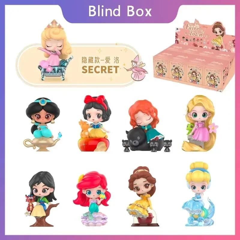 Hot Toys Disneyied Princess Series Mystery Box Fairy Tale Town Surprise Blind Box Trend Toy Girl Bir