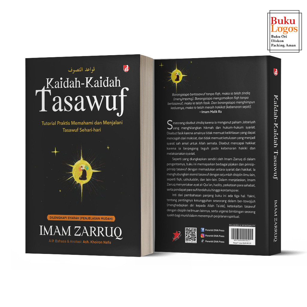 Buku logos - Buku Kaidah-Kaidah Tasawuf - Ilmu Tasawuf - Imam Zarruq