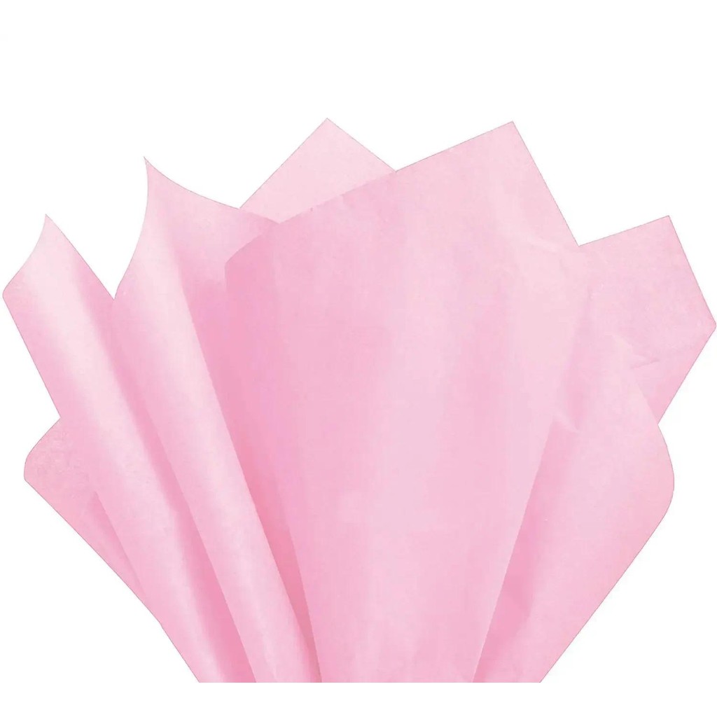 

10pcs 50x66cm Tissue Paper Pink Wrapping Packaging Paper for Gift Bag Filler Flower Art Crafts Easter DIY Birthday Wedding Decor