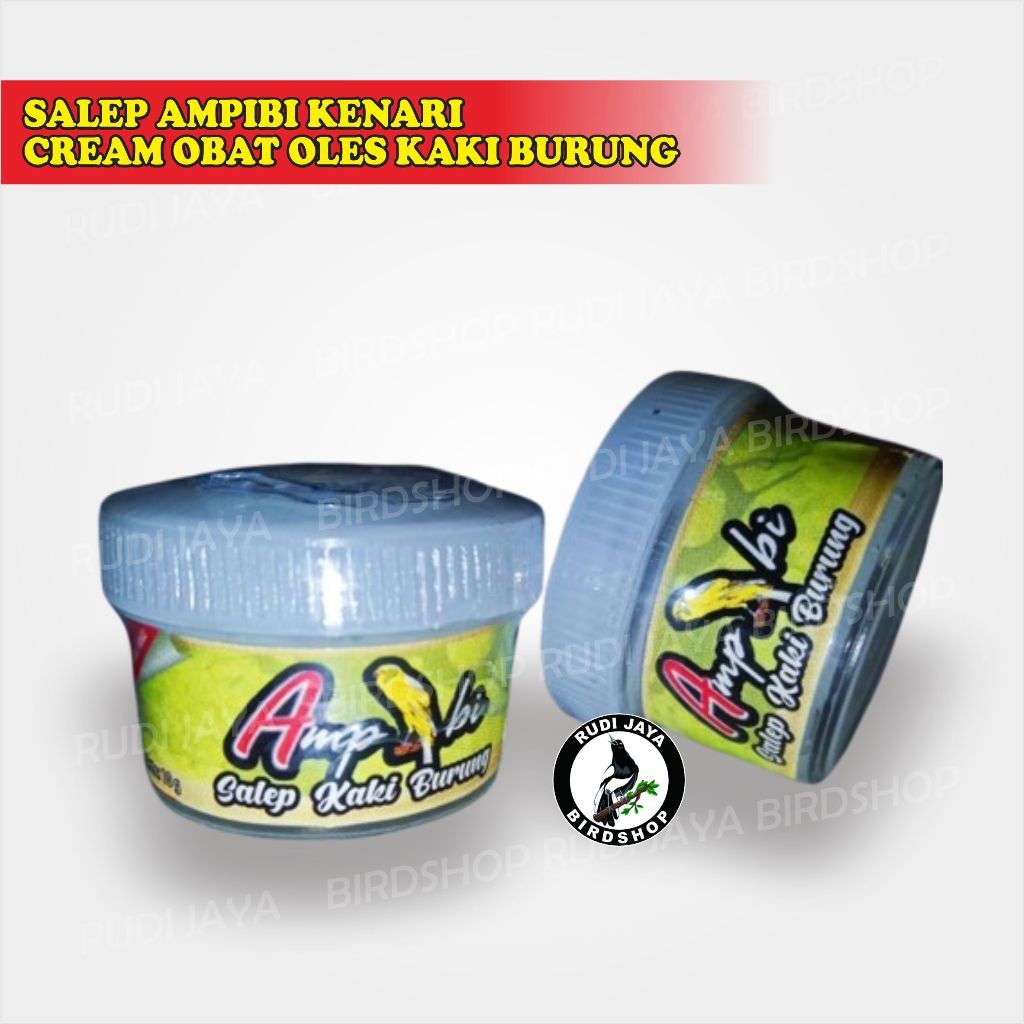 SEDIA SALEP AMPIBI KENARI CREAM OBAT OLES KAKI BURUNG SAKIT JAMUR BUBUL BENGKAK LUKA PATAH INFEKSI