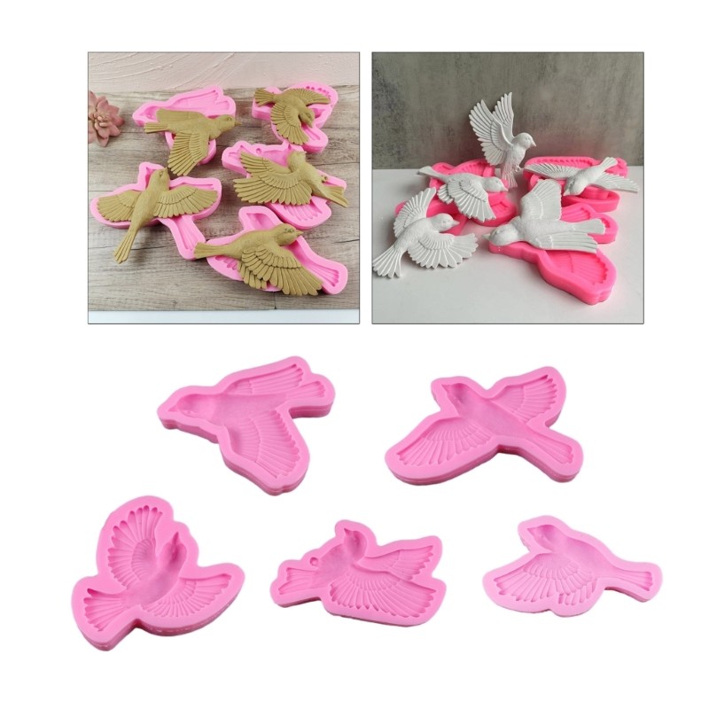

R3MC 3D Flying Bird Silicone Molds,Animal Resin Mold for Epoxy Casting Wall Hangings,Bedroom Decor,Art Craft,Home Decors